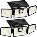 Incx Solar Waterproof Motion Sensor Lights 2-Pack for $12 + free shipping w/ Prime