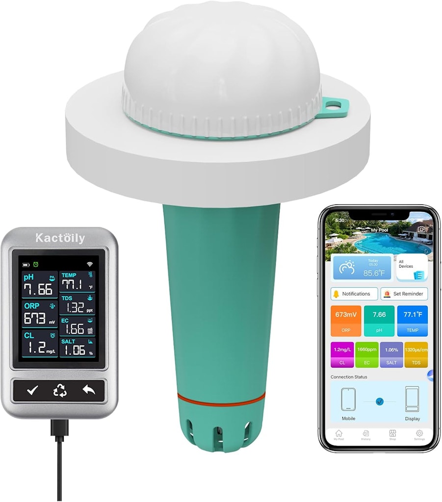 Kactoily Digital Pool Water Tester and Smart Pool Monitor: $167.99