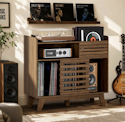 Pamapic Mid-Century Record Player Stand for $154 + free shipping