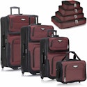 Travel Select Amsterdam 8-Piece Expandable Luggage Set for $50 + free shipping w/ Prime