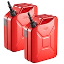 Vevor 5.3-Gallon Metal Fuel Jerry Can 2-Pack for $42 + free shipping