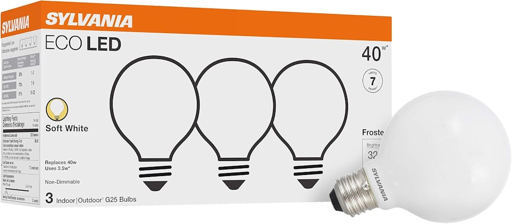 Sylvania ECO LED Light Bulb 3-Pack: $4.47