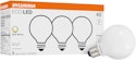 Sylvania ECO LED Light Bulb 3-Pack for $4 + free shipping w/ Prime