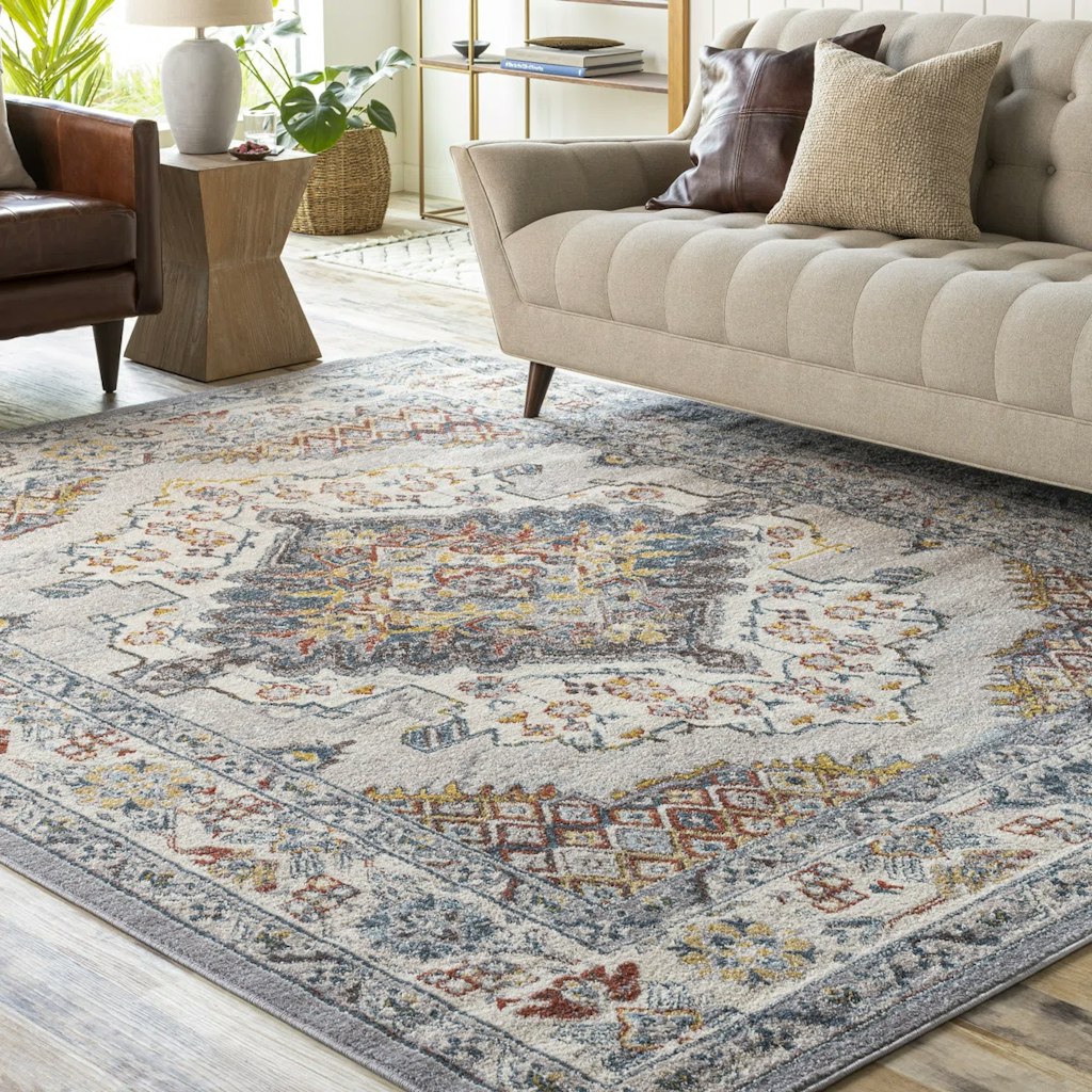 Three Posts Kucera Flatiron Oriental 8 x 10 Area Rug: $100