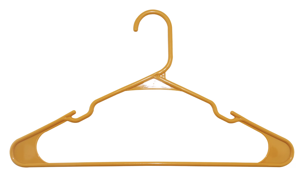 Mainstays 100-Count Plastic Notched Hangers: $5.24