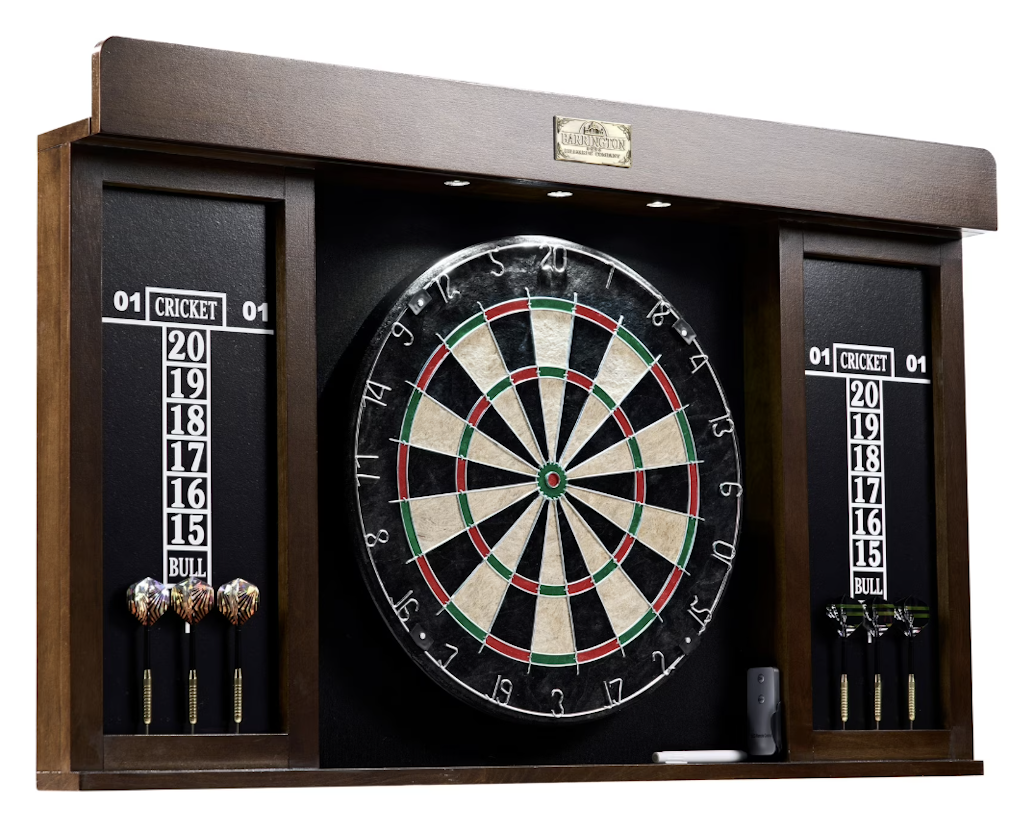 Barrington 40" Dartboard Cabinet w/ LED Light: $60