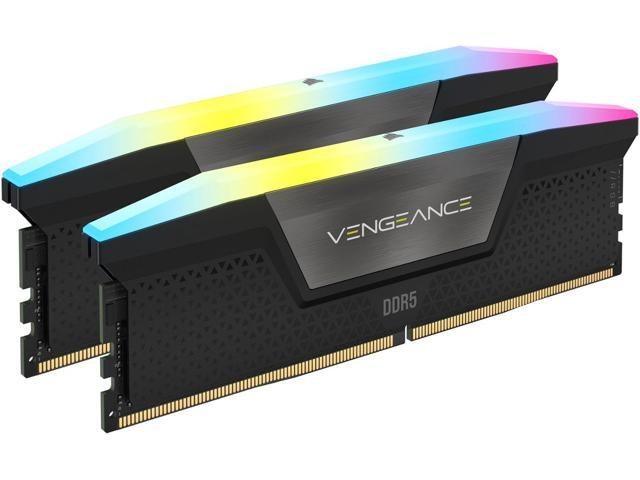 Corsair Vengeance RGB 64GB (2x32GB) DDR5 6000MHz Desktop Memory: $1,189.99 Corsair Vengeance RGB 64GB (2x32GB) DDR5 6000MHz Desktop Memory: $1,189.99