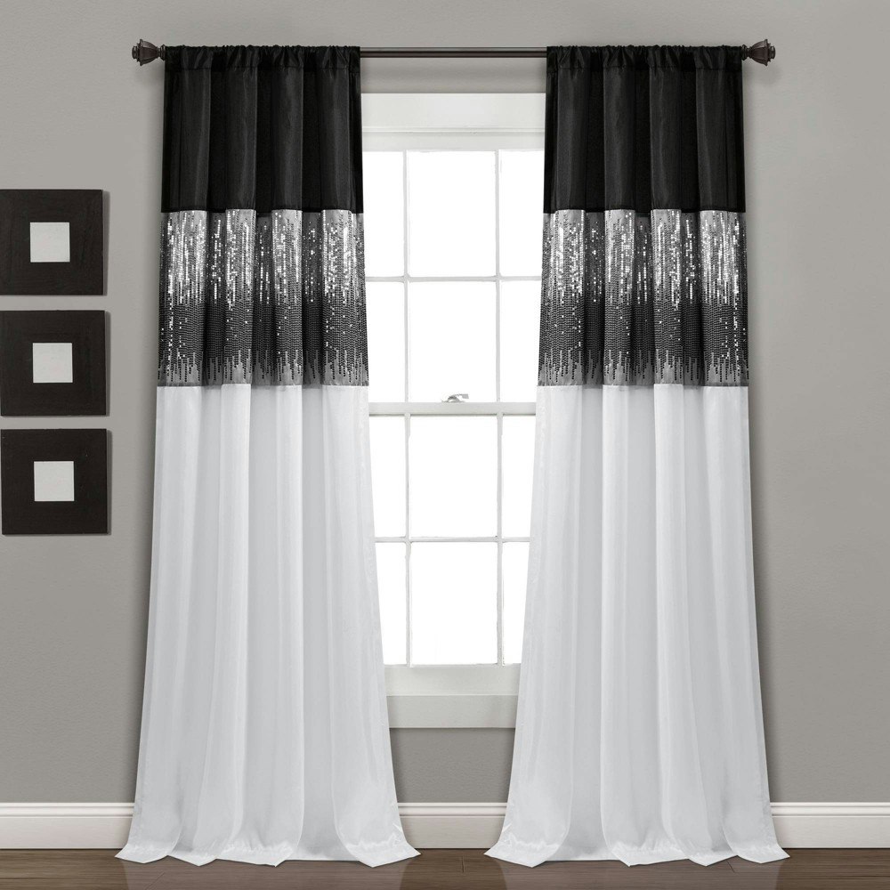 Lush Décor Night Sky Striped Window Curtain Panel: $59.49 Lush Décor Night Sky Striped Window Curtain Panel: $59.49