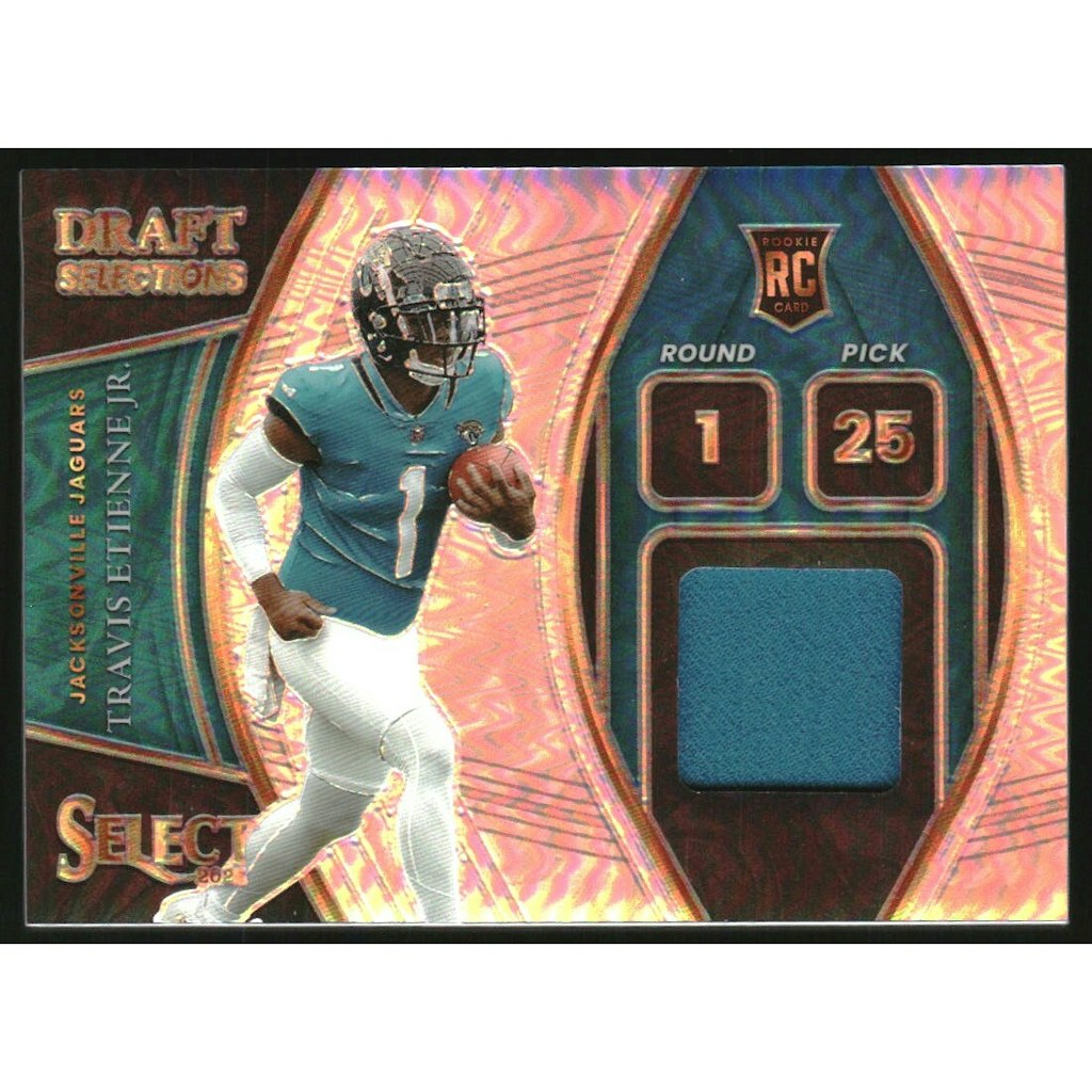 2021 Panini Prizm Draft Picks Travis Etienne Jr. #8 Card: $10.80 2021 Panini Prizm Draft Picks Travis Etienne Jr. #8 Card: $10.80