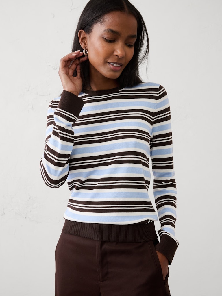 Forever Multi-Stripe Sweater: $32 Forever Multi-Stripe Sweater: $32
