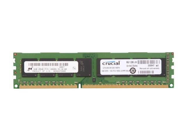Crucial 4GB DDR3 1333MHz Desktop RAM: $35