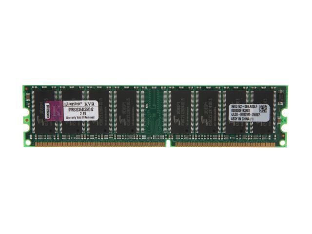 Kingston 512MB DDR 333 PC2700 Desktop Memory: $29.99 Kingston 512MB DDR 333 PC2700 Desktop Memory: $29.99
