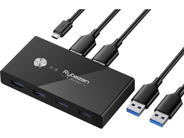 USB 3.0 4-Port 2-Computer KM Switch Selector Hub: $13.99 USB 3.0 4-Port 2-Computer KM Switch Selector Hub: $13.99