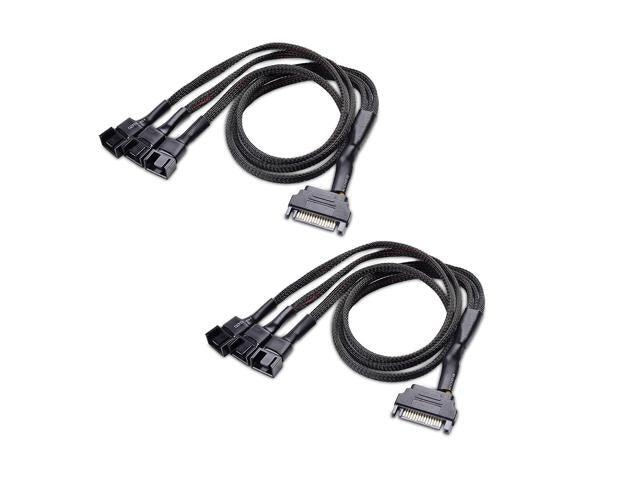 Cable Matters 3-Fan Splitter Cable with SATA Power 16-Inch 2-Pack: $19.78 Cable Matters 3-Fan Splitter Cable with SATA Power 16-Inch 2-Pack: $19.78