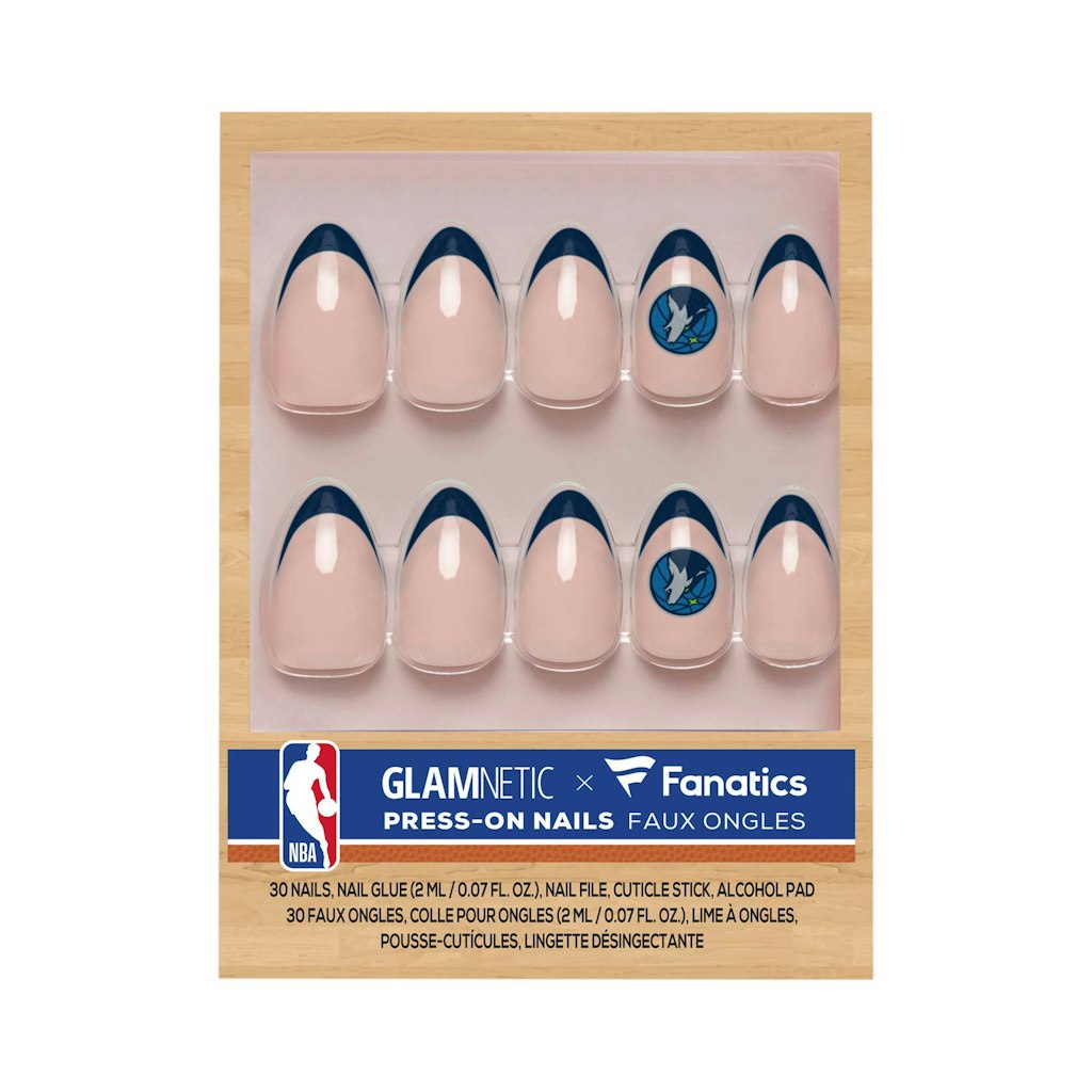 Glamnetic x Fanatics Minnesota Timberwolves Nail Kit: $24.99
