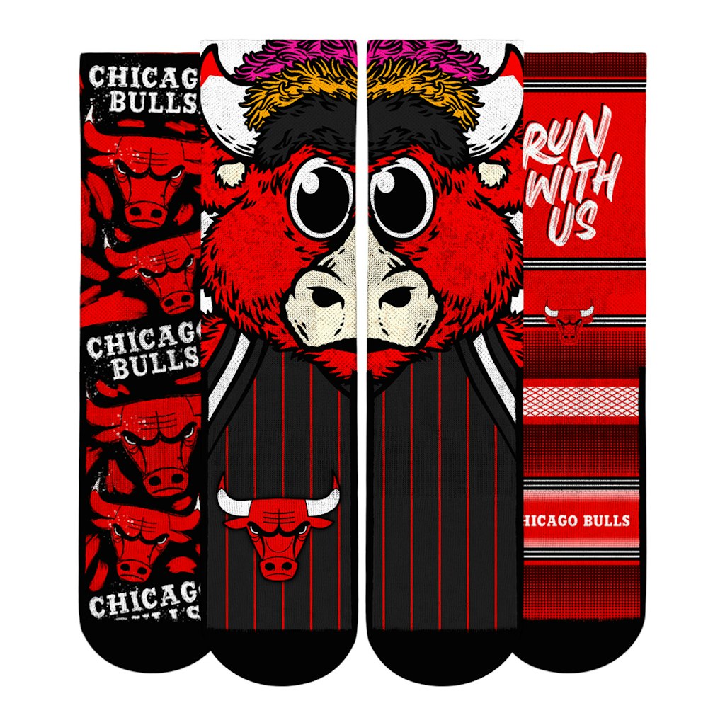 Youth Rock Em Chicago Bulls Crew Socks 3-Pack: $54.99 Youth Rock Em Chicago Bulls Crew Socks 3-Pack: $54.99
