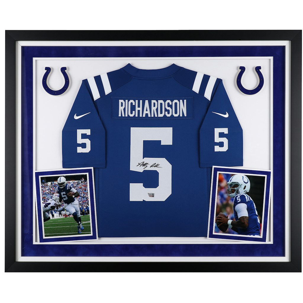 Anthony Richardson Indianapolis Colts Autographed Deluxe Framed Nike Limited Jersey: $1,329.99 Anthony Richardson Indianapolis Colts Autographed Deluxe Framed Nike Limited Jersey: $1,329.99
