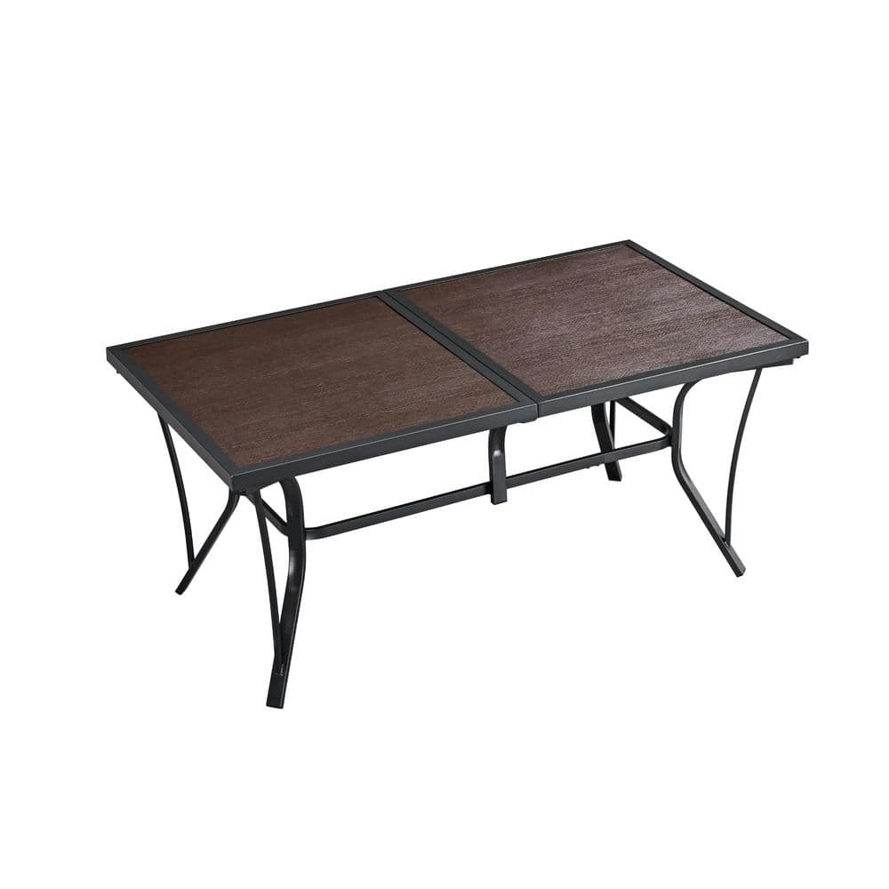 Rectangle Metal Outdoor Dining Table: $208 Rectangle Metal Outdoor Dining Table: $208