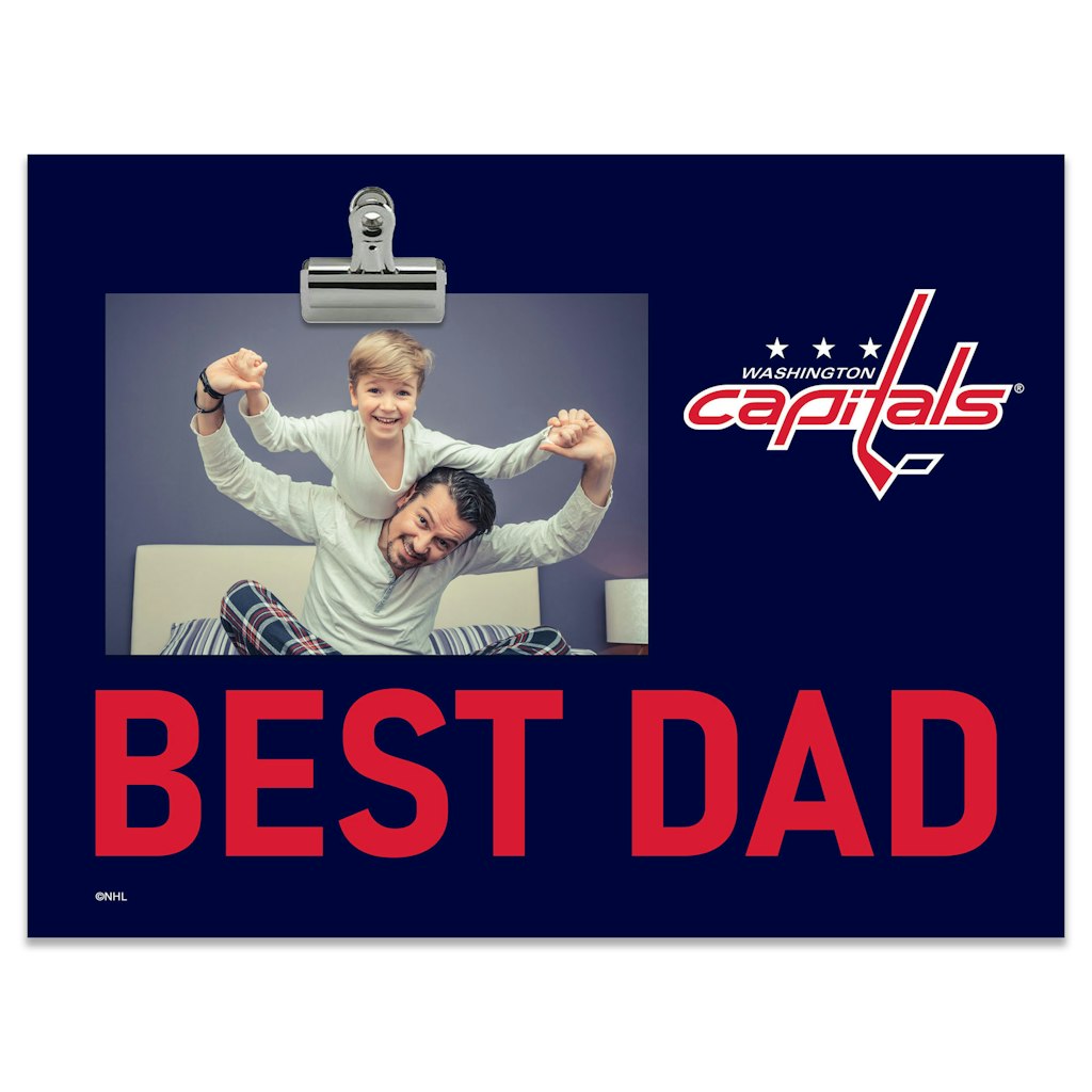 Washington Capitals 8" x 10.5" Best Dad Clip Frame: $29.99 Washington Capitals 8" x 10.5" Best Dad Clip Frame: $29.99