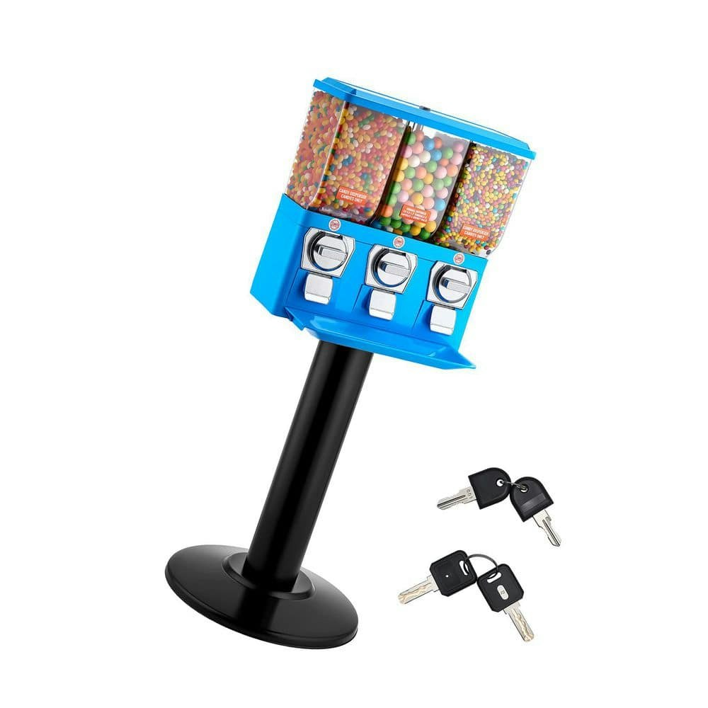 Triple Compartment Candy Vending Machine with Stand: $203.90