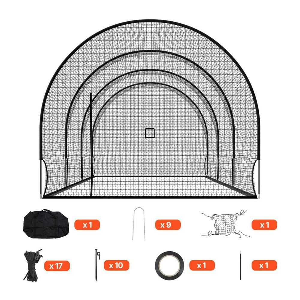 33-Foot Portable Baseball and Softball Batting Cage: $189.90 33-Foot Portable Baseball and Softball Batting Cage: $189.90