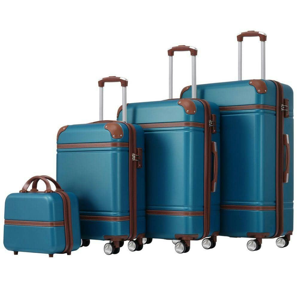 4-Piece Hard Shell Spinner Luggage Set: $221