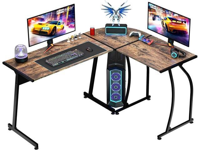 ZenStyle 58.1-inch L-Shape Computer Desk: $142.48