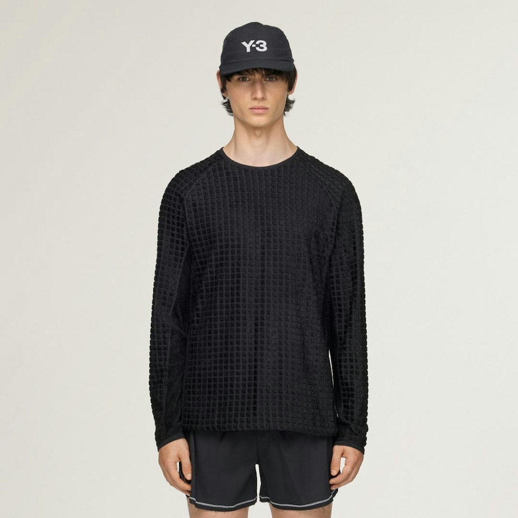 Y-3 Reversible Long Sleeve Running Shirt: $180 Y-3 Reversible Long Sleeve Running Shirt: $180