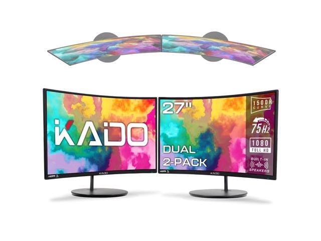 27-Inch 1080p 75Hz Curved LED Monitor 2-Pack: $299.99 27-Inch 1080p 75Hz Curved LED Monitor 2-Pack: $299.99