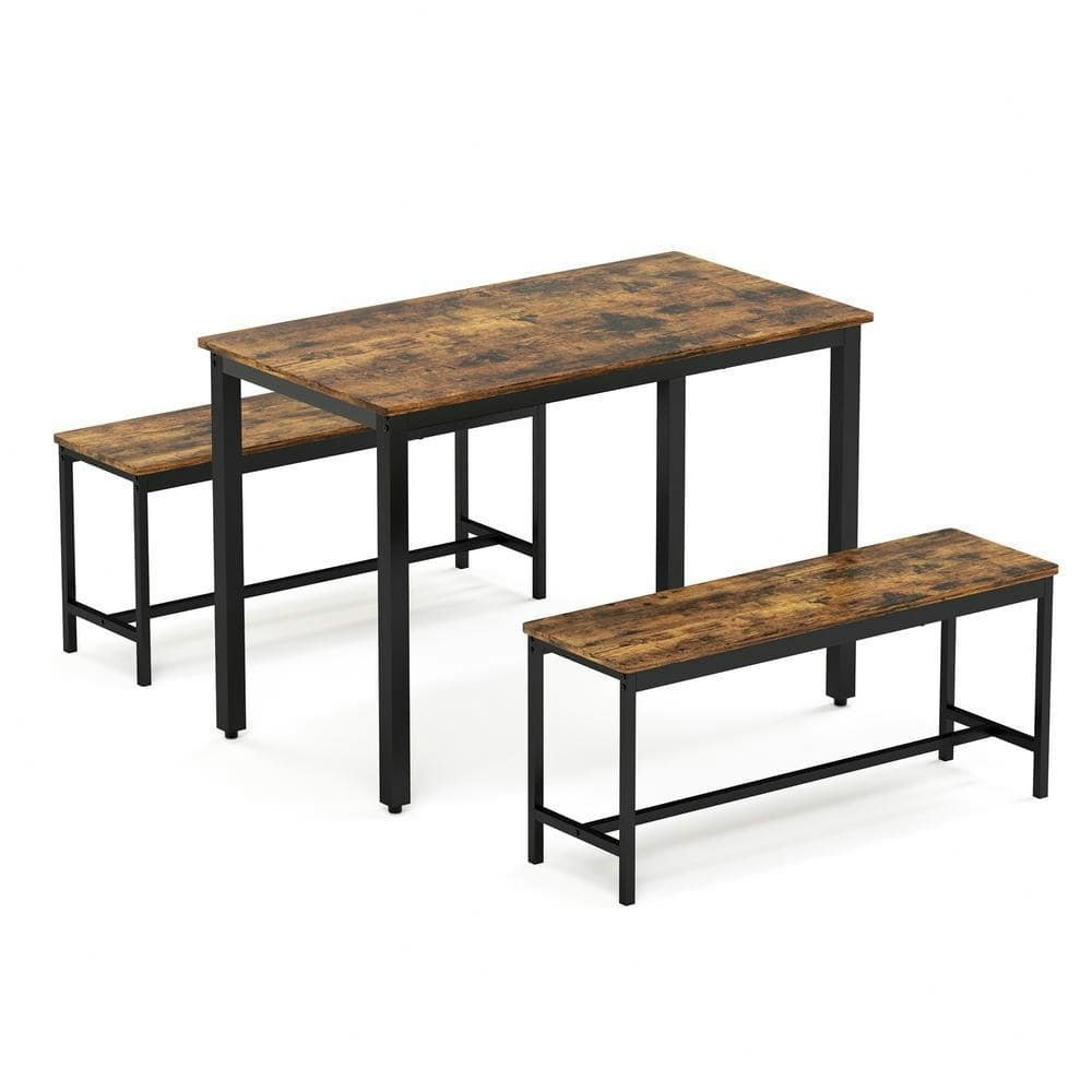 Modern Studio Collection 3-Piece Wood Dining Table Set: $262.08