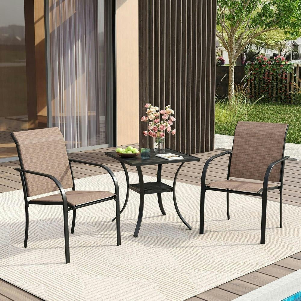 3-Piece Metal Outdoor Dining Set: $233.10 3-Piece Metal Outdoor Dining Set: $233.10