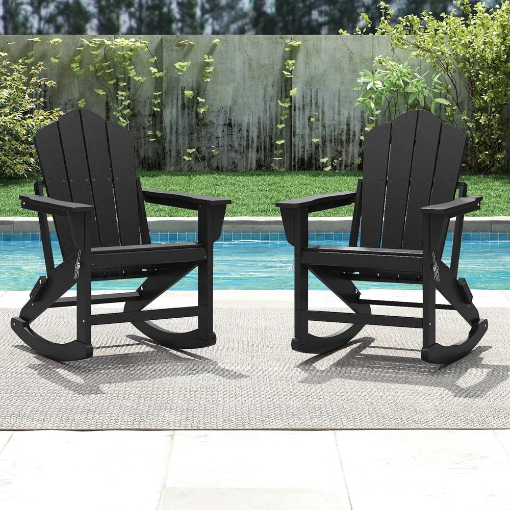 Foowin Folding Adirondack Rocking Chair 2-Pack: $189.99