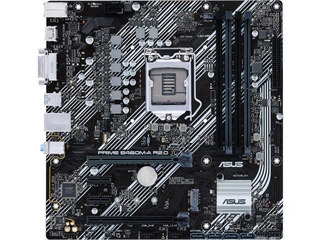 Asus Prime B460M-A R2.0 LGA 1200 Micro-ATX Motherboard: $153.75 Asus Prime B460M-A R2.0 LGA 1200 Micro-ATX Motherboard: $153.75