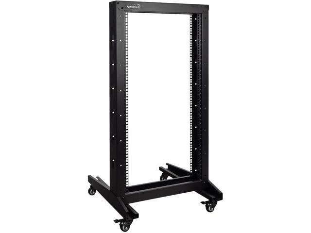 22U 2-Post Open Frame Server Rack: $314.99
