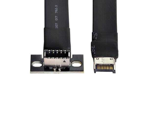 USB 3.1 Type-E Motherboard Front Panel Header Extension Cable 50cm: $25.59 USB 3.1 Type-E Motherboard Front Panel Header Extension Cable 50cm: $25.59