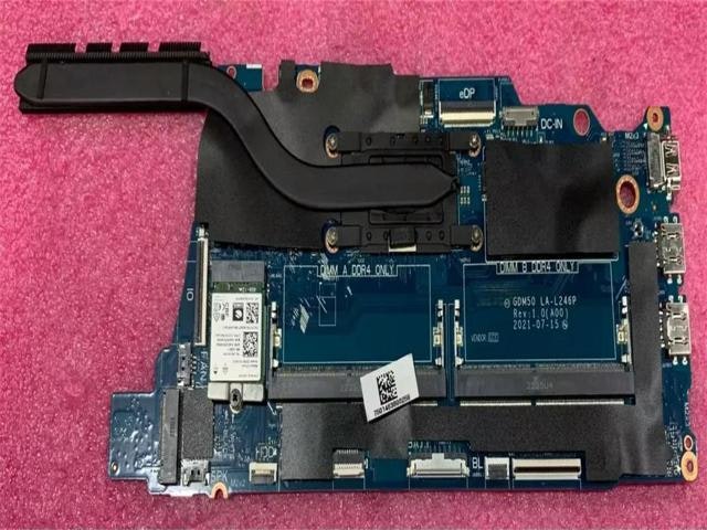 Dell 3511 Laptop Motherboard LA-L246P i5-1135G7: $330.94