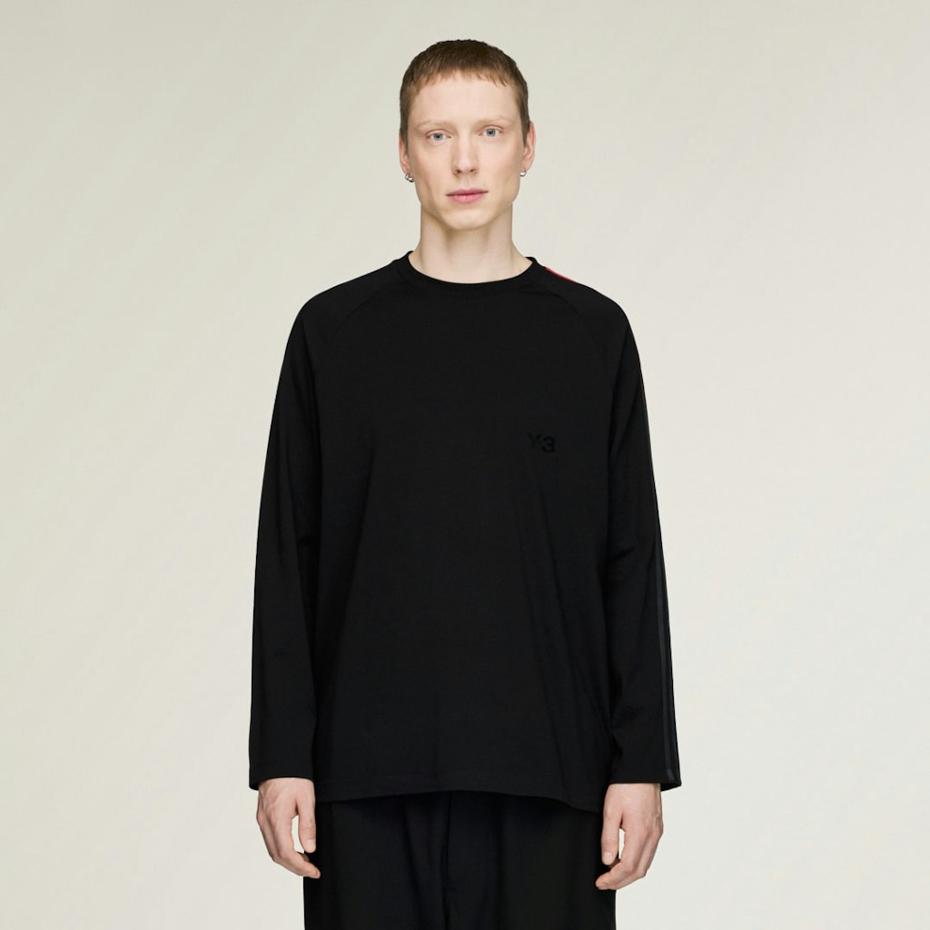 Y-3 Oversized Gradient Stripes Long Sleeve Tee: $180 Y-3 Oversized Gradient Stripes Long Sleeve Tee: $180