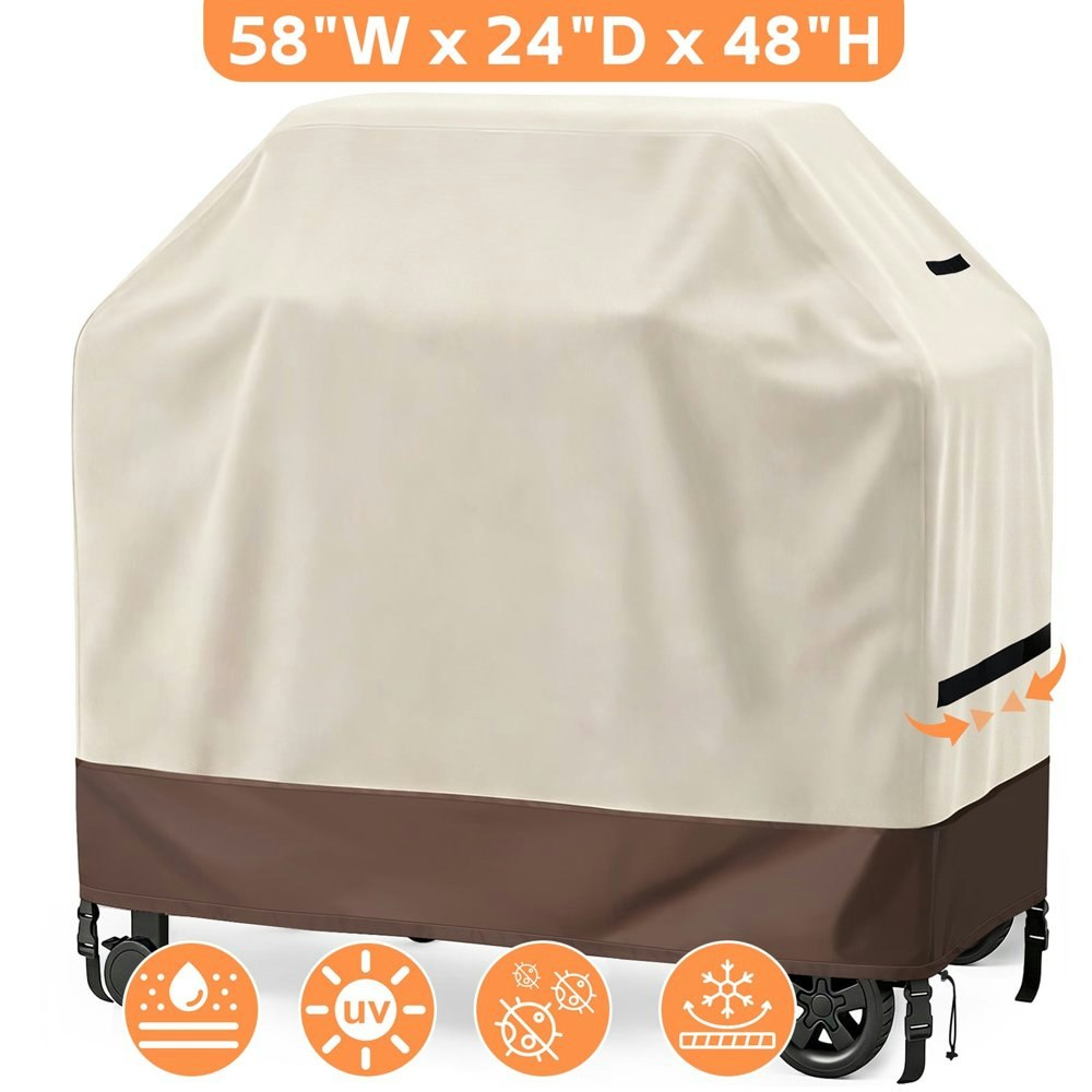 Yeerswag 58"x24"x48" Waterproof Gas Grill Cover: $17.49 Yeerswag 58"x24"x48" Waterproof Gas Grill Cover: $17.49