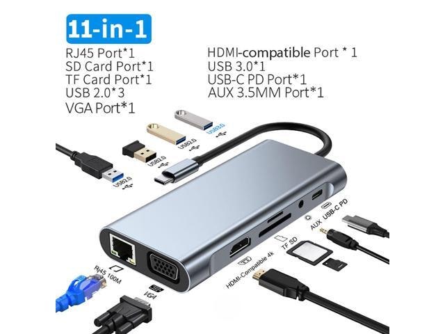 11-in-1 USB-C Hub Docking Station: $44.60