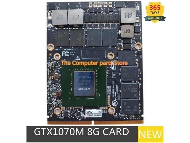 Nvidia GeForce GTX 1070 8GB GDDR5 MXM Video Graphics Card: $416 Nvidia GeForce GTX 1070 8GB GDDR5 MXM Video Graphics Card: $416