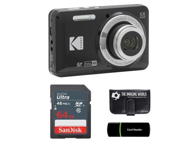 Kodak PIXPRO FZ55 16MP 5X Optical Zoom Digital Camera Kit: $286.49