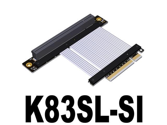 PCI-E 4.0 X8 to X16 Riser Cable 15cm: $129.25