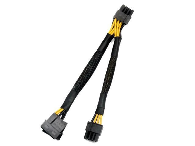 Dual 4-pin IDE Molex to Dual 8-pin PCI-E Graphics Card Power Adapter: $15.24 Dual 4-pin IDE Molex to Dual 8-pin PCI-E Graphics Card Power Adapter: $15.24