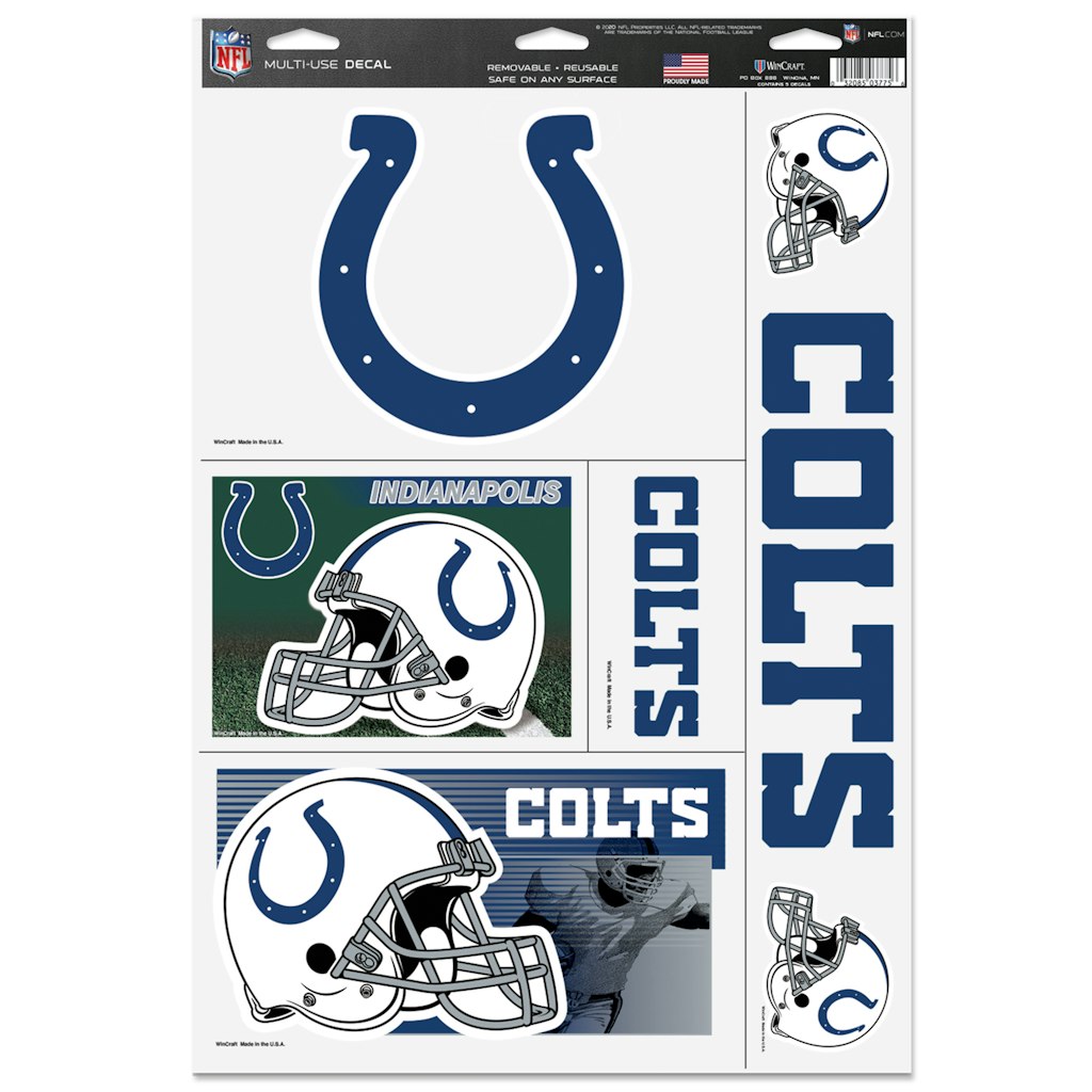 WinCraft Indianapolis Colts 11" x 17" Decal Sheet: $11.99 WinCraft Indianapolis Colts 11" x 17" Decal Sheet: $11.99