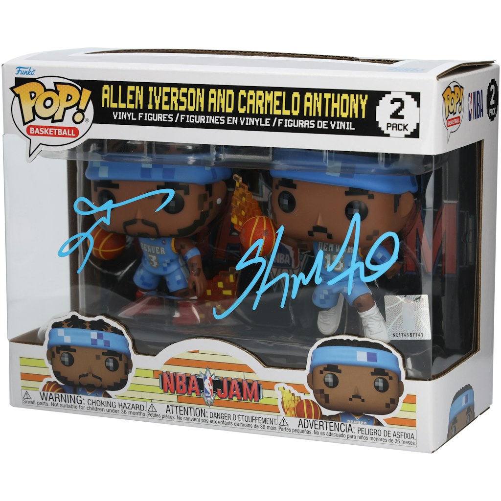 Allen Iverson & Carmelo Anthony Denver Nuggets NBA Jam Funko Pop 2-Pack: $499.99 Allen Iverson & Carmelo Anthony Denver Nuggets NBA Jam Funko Pop 2-Pack: $499.99
