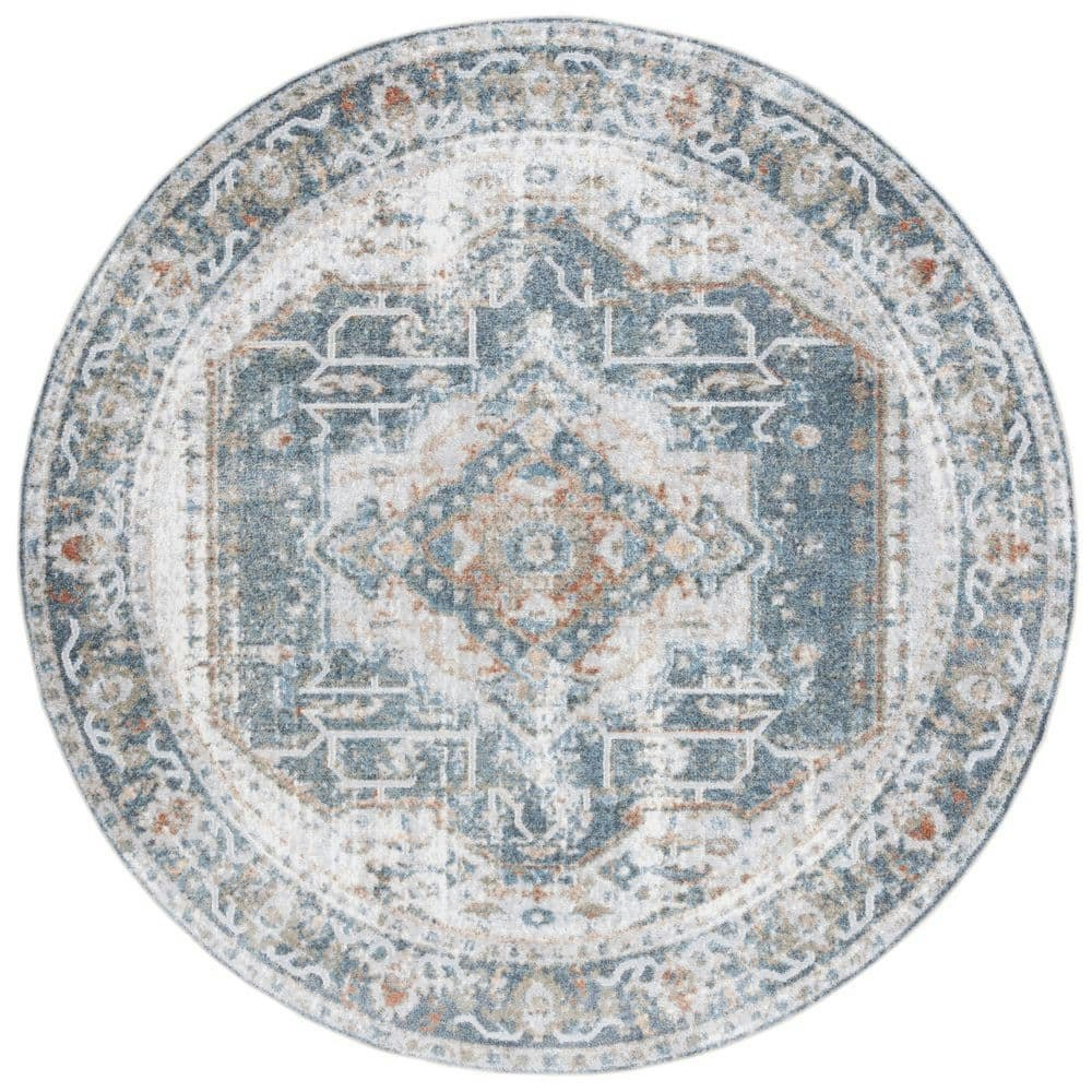 Baltimore 7-Foot Round Medallion Distressed Area Rug: $88.06 Baltimore 7-Foot Round Medallion Distressed Area Rug: $88.06