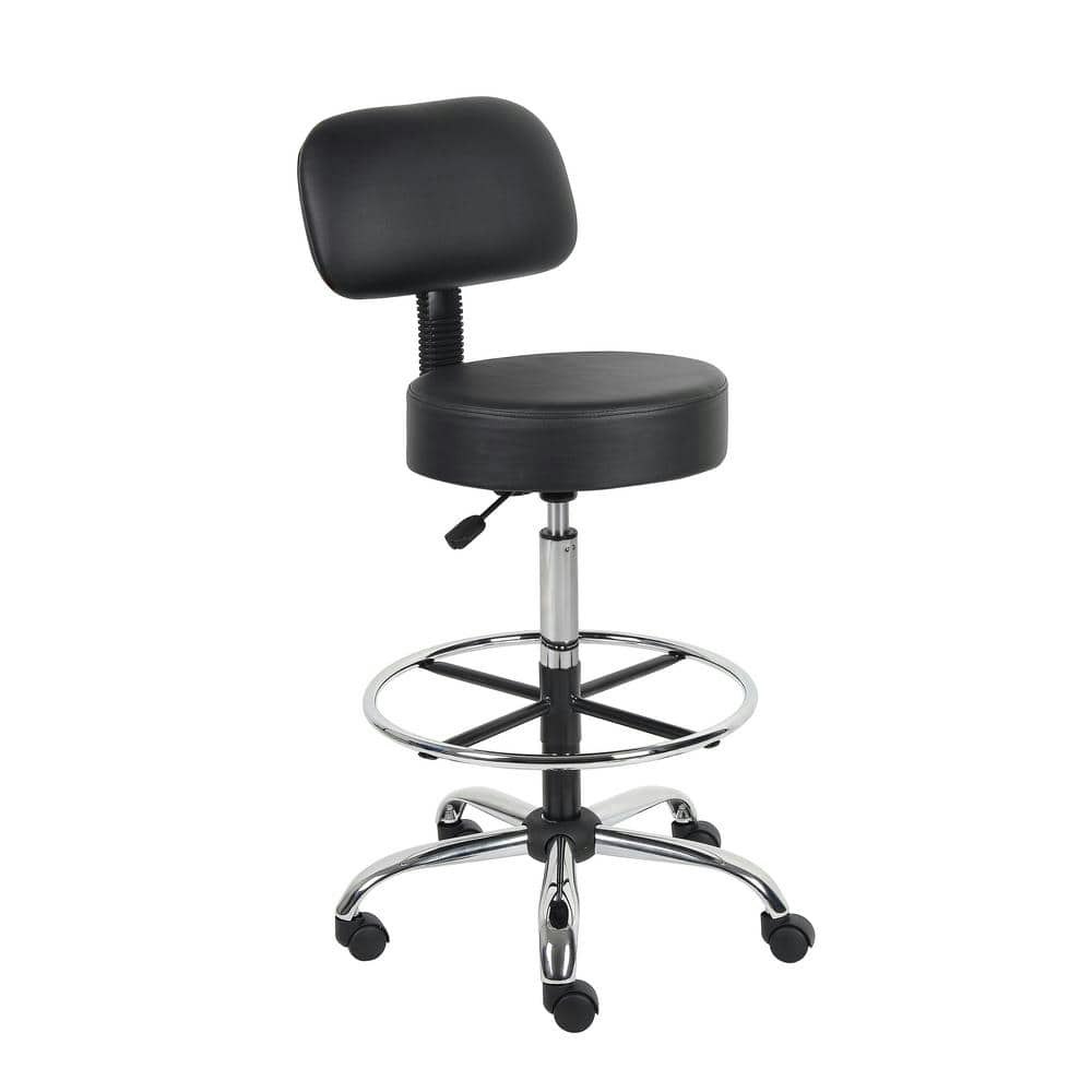 Vinyl Task Counter Stool with Back Rest and Adjustable Height: $119.28 Vinyl Task Counter Stool with Back Rest and Adjustable Height: $119.28