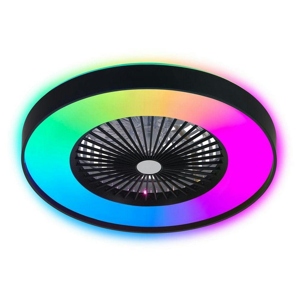 23-Inch LED RGB Ceiling Fan with Light: $158.88