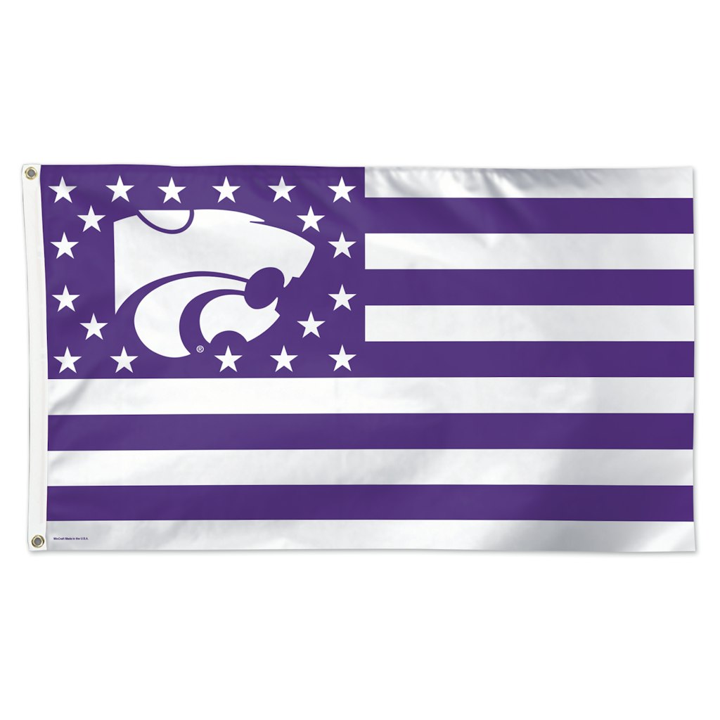 WinCraft Kansas State Wildcats 3' x 5' Patriotic Flag: $49.99