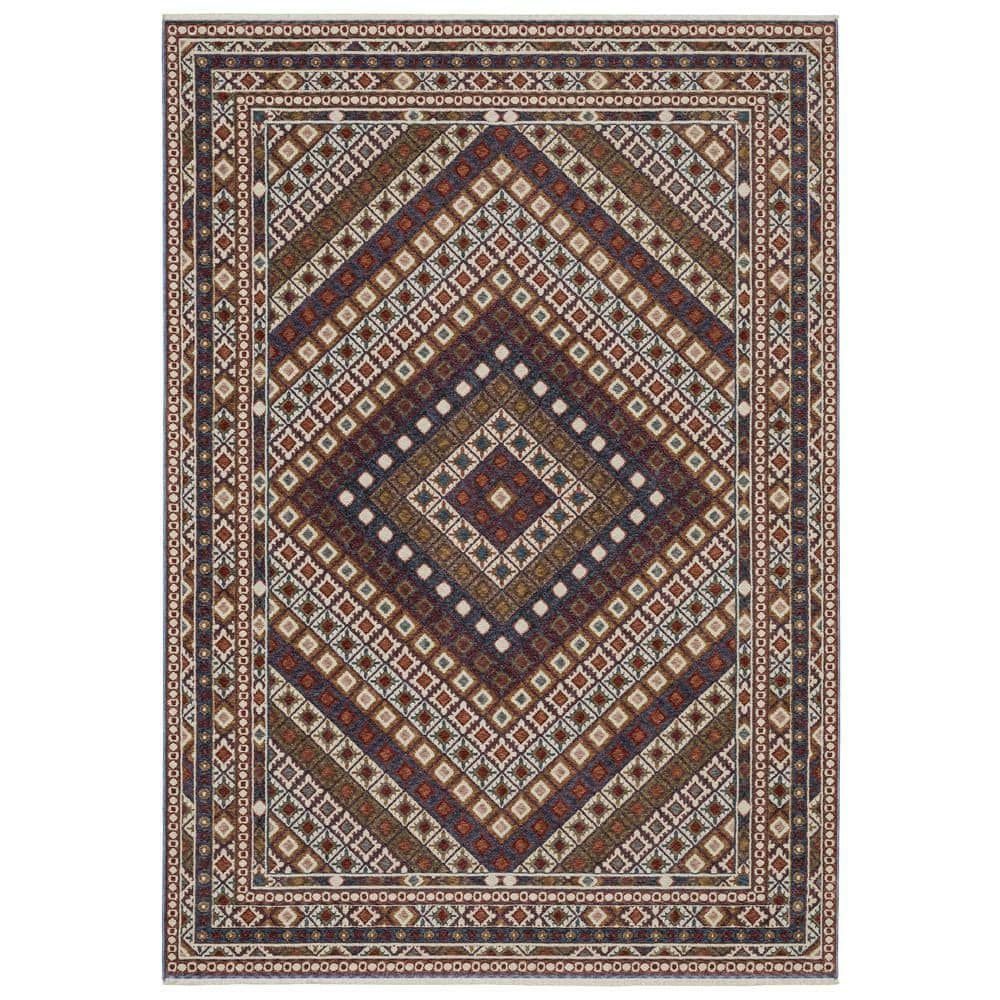Hunter 6 x 9-Foot Geometric Diamond Polyester Area Rug: $579 Hunter 6 x 9-Foot Geometric Diamond Polyester Area Rug: $579